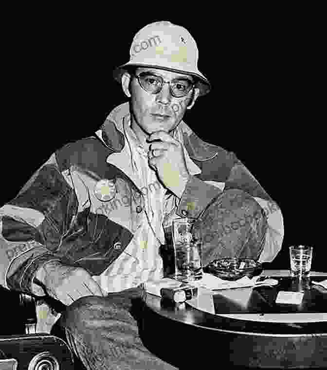 A Black And White Portrait Of Hunter S. Thompson, With His Signature Sunglasses And Smirk The Kitchen Readings: Untold Stories Of Hunter S Thompson