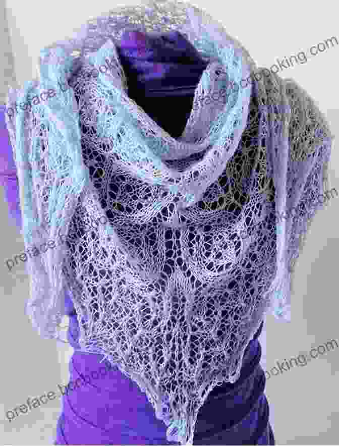 A Delicate, Hand Knitted Shawl With Intricate Lace Patterns My First Knitting Book: Easy To Follow Instructions And More Than 15 Projects (Dover Knitting Crochet Tatting Lace)