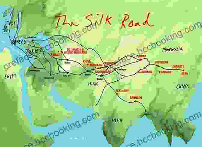 A Map Of The Silk Road Trade Routes The Chinese And The Iron Road: Building The Transcontinental Railroad (Asian America)