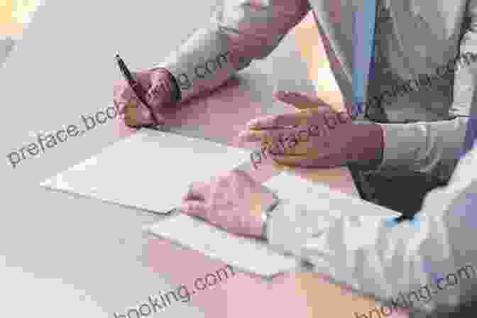 A Person Signing A Contract, Illustrating The Principle Of Consistency Summary: Influence By Robert Cialdini