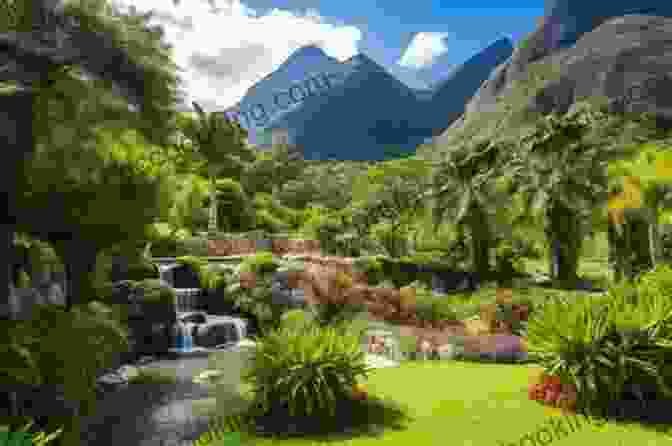 A Picturesque Landscape Of Phule Paradise, With Lush Gardens, Cascading Waterfalls, And Towering Mountains Phule S Paradise (Phule S Company 2)