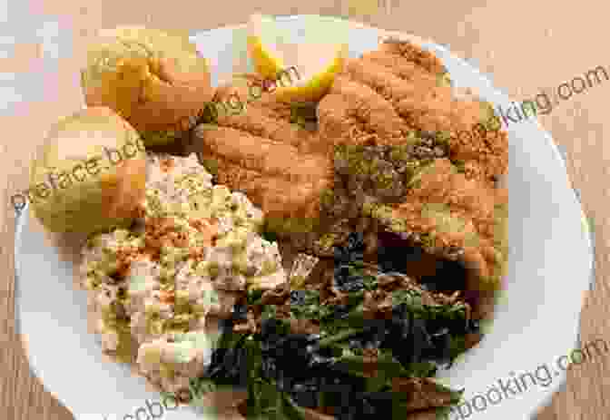 A Traditional Plate Of Soul Food, Including Fried Catfish, Black Eyed Peas, Collard Greens, And Cornbread The Potlikker Papers: A Food History Of The Modern South