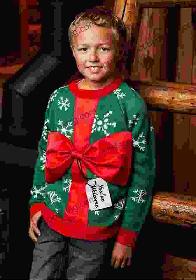 A Young Boy Wearing A Festive Christmas Sweater The Christmas Sweater: A Picture