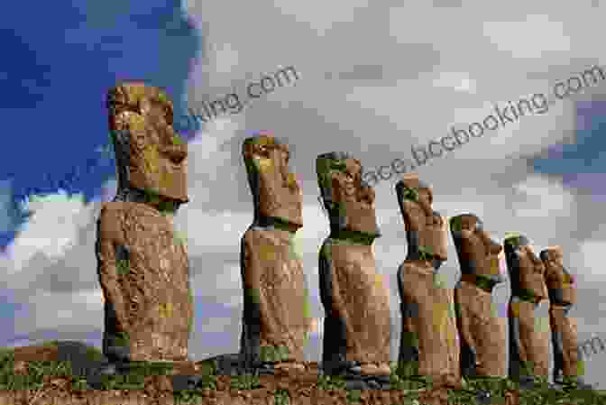 An Image Of The Moai Statues On Easter Island, Towering Over The Rugged Landscape. America Before: The Key To Earth S Lost Civilization