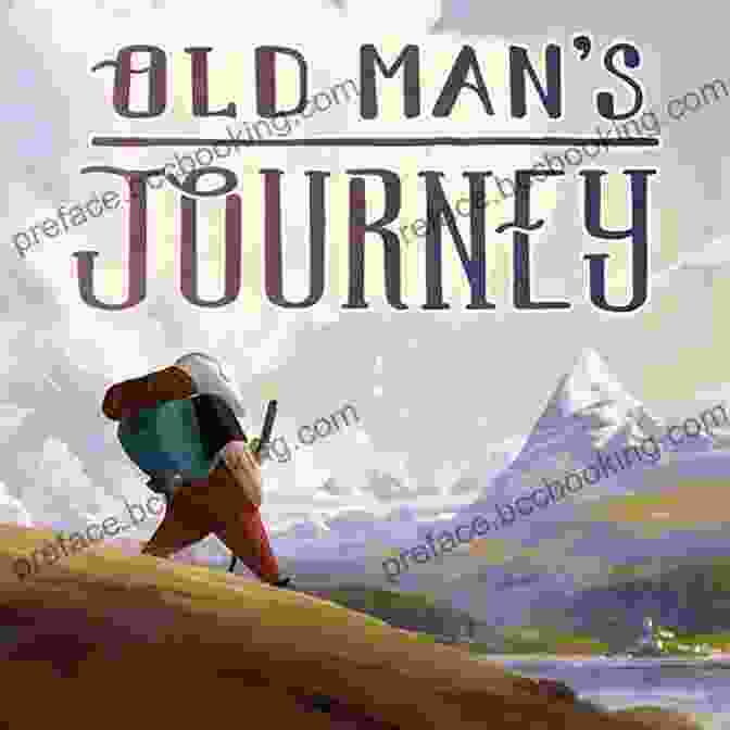 An Old Man's Journey Book Cover Featuring An Elderly Man With A Walking Stick, Looking Up At The Sky With A Sense Of Wonder And Determination. An Old Man S Journey: A VRMMO LITRPG Adventure