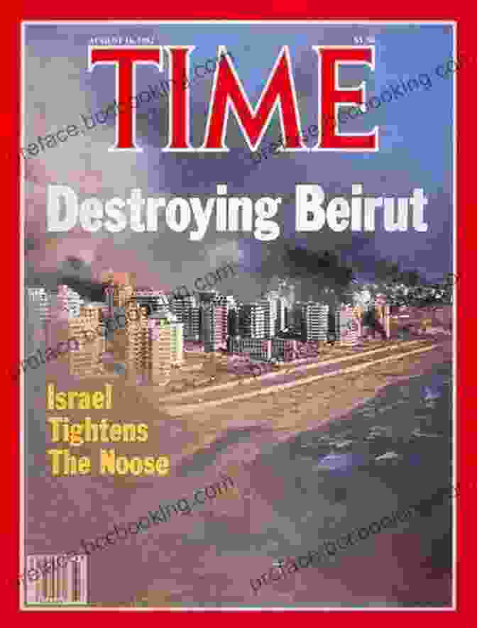 August Beirut 1982 Book Cover, Showcasing An Aerial View Of A War Torn Beirut Cityscape Under A Vibrant Sky Memory For Forgetfulness: August Beirut 1982 (Literature Of The Middle East)