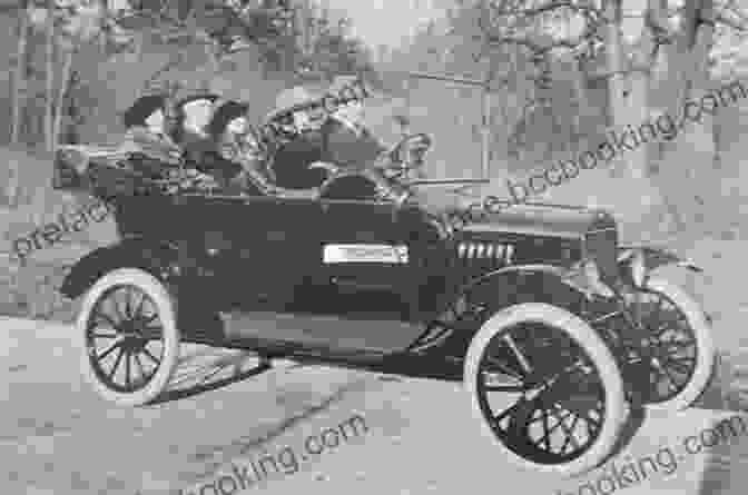 Black And White Photograph Of A Ford Model T Automobile Driving Down A Dirt Road In The 1920s Farm Roots: My Young Days In Ontario In The 1920s And 1930s