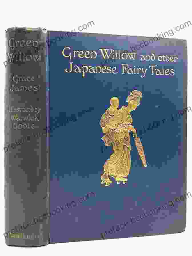 Detailed Illustration From Green Willow And Other Japanese Fairy Tales Depicting A Magical Scene With Traditional Japanese Elements Green Willow And Other Japanese Fairy Tales