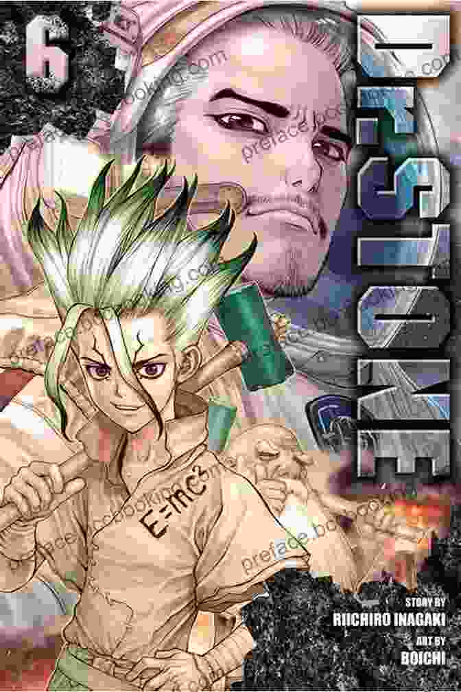 Dr. Stone Vol. 13: Science Wars Cover Featuring Senku And His Friends In A Battle Against The Tsukasa Empire Dr STONE Vol 13: Science Wars