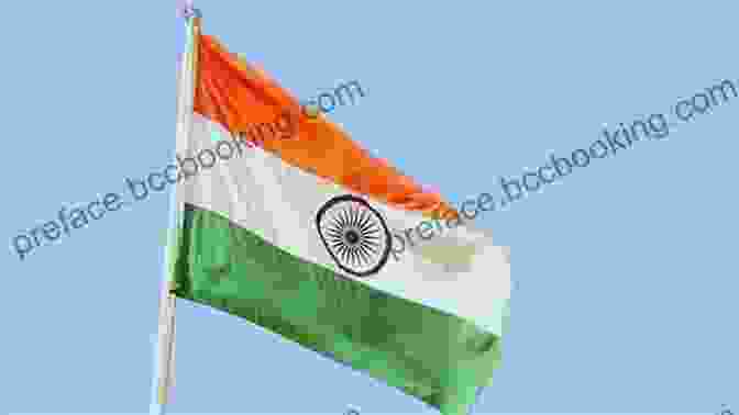 Flag Of India Fluttering In The Wind Let S Look At India (Let S Look At Countries)