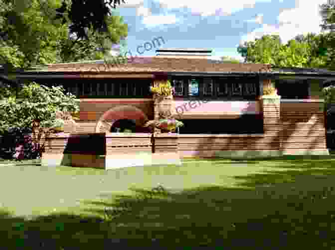 Frank Lloyd Wright's Prairie Style Home, Characterized By Low Slung Roofs And Open Floor Plans Craftsman Homes: Architecture And Furnishings Of The American Arts And Crafts Movement (Dover Architecture)