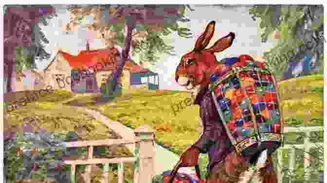 Illustration From The Story Of Easter By Ruben Ygua, Depicting The Easter Bunny Delivering Eggs To Children The Story Of Easter Ruben Ygua