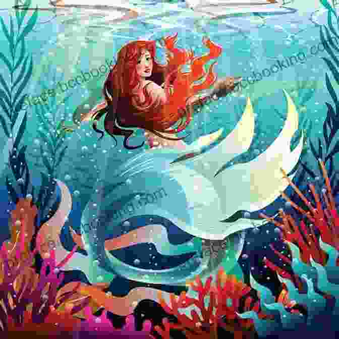 Illustration Of Mermaid Twinkle And Her Underwater Friends Exploring A Coral Reef Twinkle Twinkle Mermaid Blue Zoe Waring