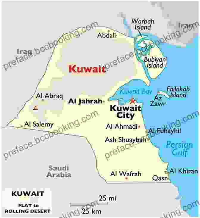 Map Of Kuwait Kuwait (Major Muslim Nations) Hal Marcovitz