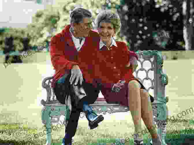 Nancy Reagan And Ronald Reagan Share A Tender Moment, Reflecting Their Deep Bond And Mutual Support. Nancy Reagan: The Unauthorized Biography