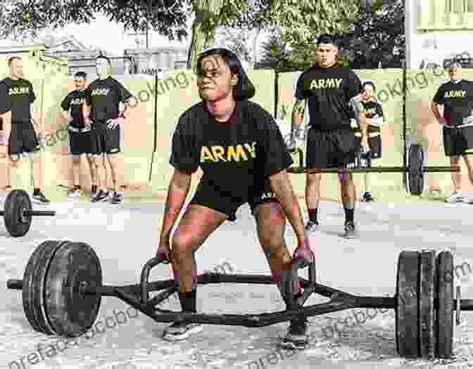 Performing A Deadlift Preparing For The Army Combat Fitness Test