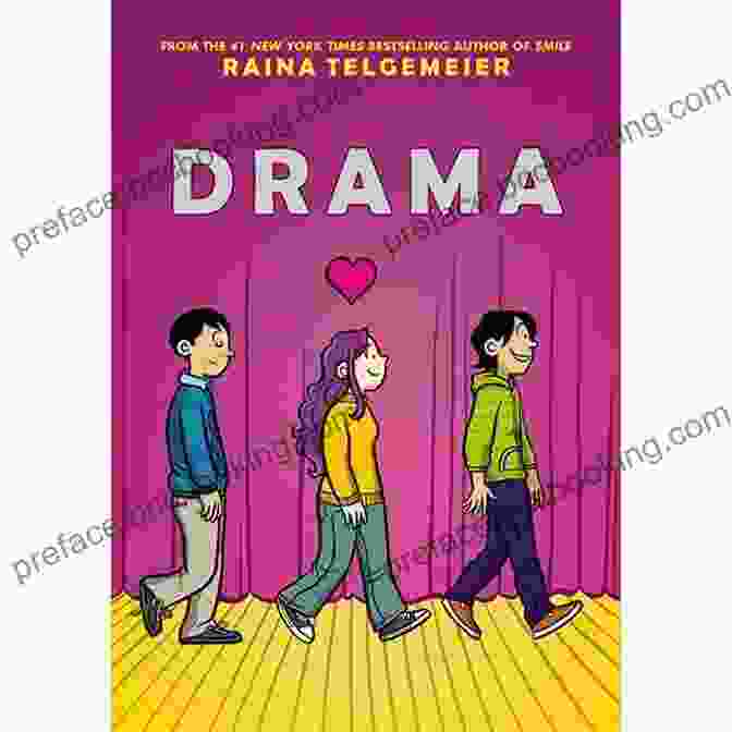 The Cover Of Raina Telgemeier's Graphic Novel Drama Featuring A Group Of Diverse Middle School Students Preparing For A School Play. Drama: A Graphic Novel Raina Telgemeier
