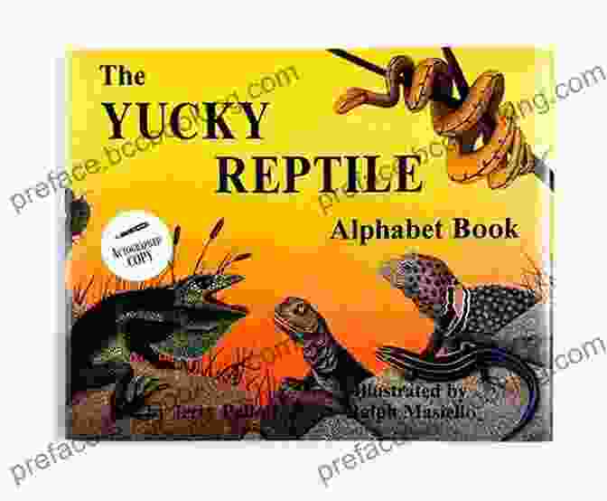 The Cover Of 'The Yucky Reptile Alphabet' Book, Featuring A Colorful Illustration Of A Variety Of Reptiles. The Yucky Reptile Alphabet (Jerry Pallotta S Alphabet Books)