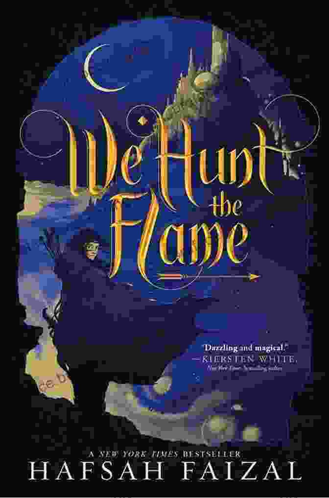We Hunt The Flame Book Cover With Sand Dunes And A Woman In The Foreground We Hunt The Flame (Sands Of Arawiya 1)