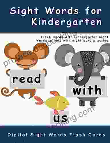 Sight Words For Kindergarten: Digital Sight Word Flash Cards (Dolch Sight Words Activities And Sight Words Worksheets)